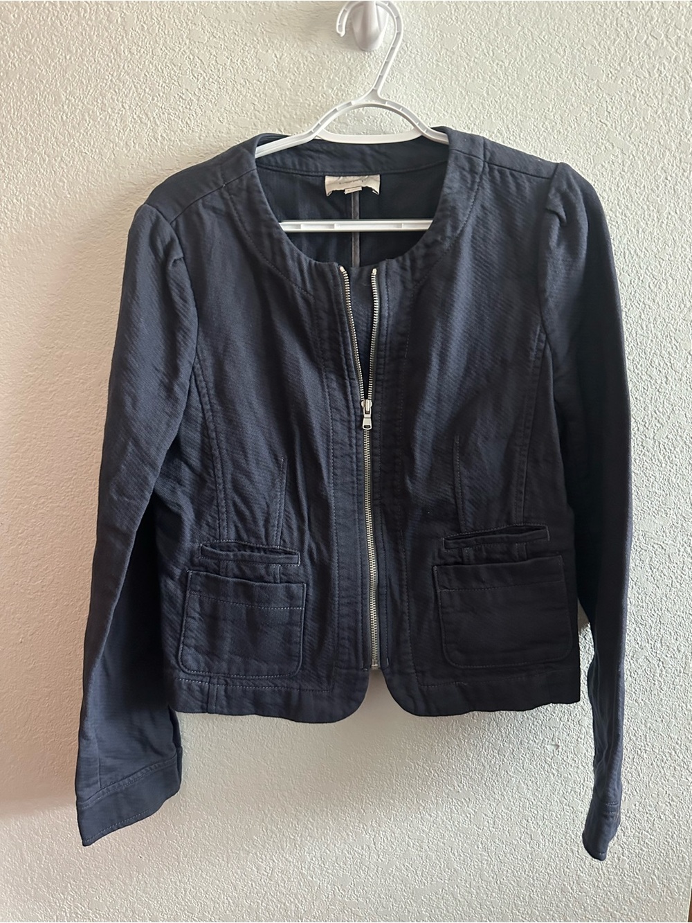 Loft Women’s Black Zip-Front Jacket
